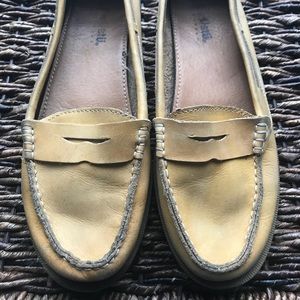 Anthropologie Bed Stu loafers gold